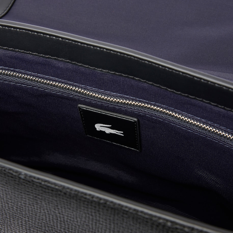 Ossian Flap Close Leather Satchel image number 3