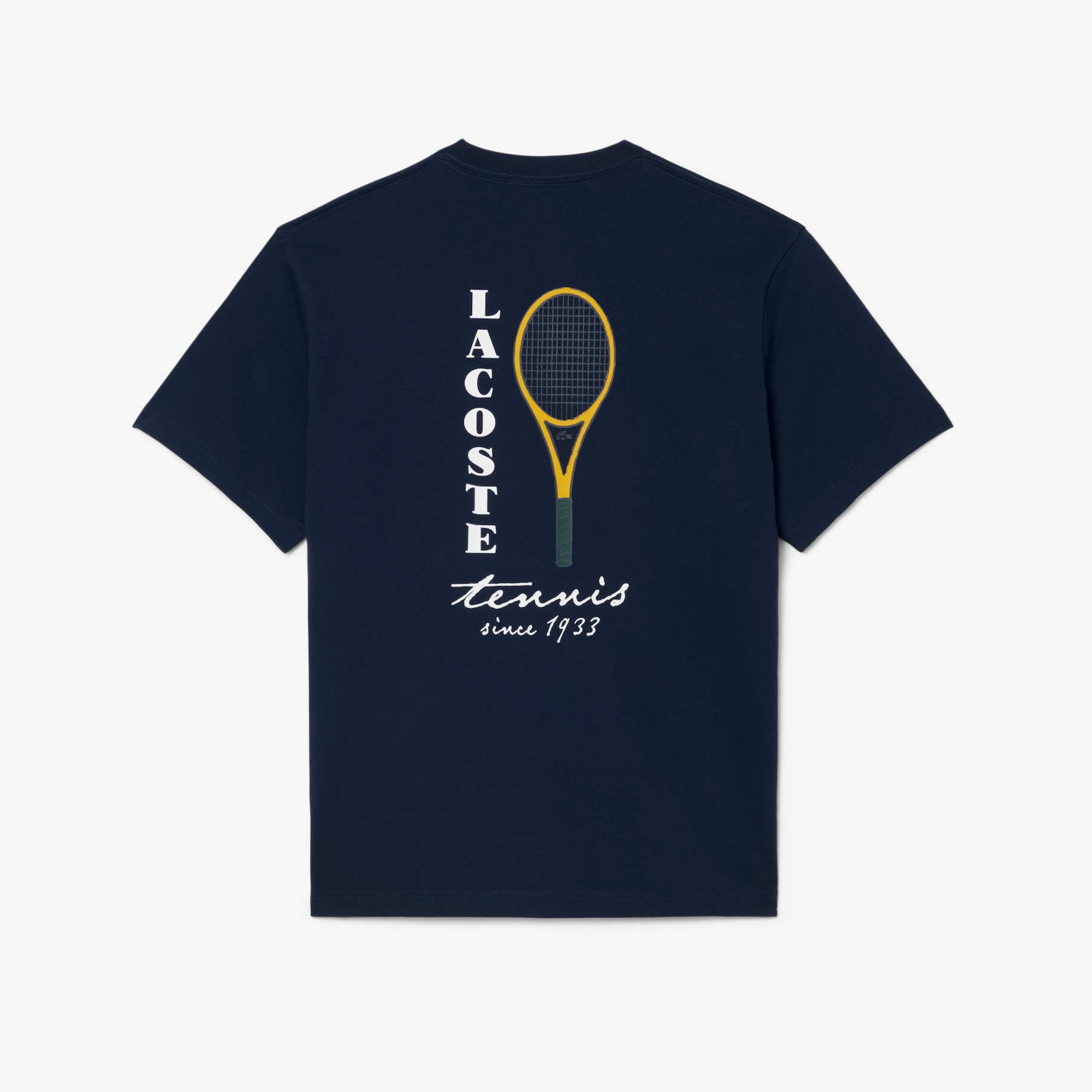 Embroidered Accent Tennis Print Jersey T-shirt image number 4