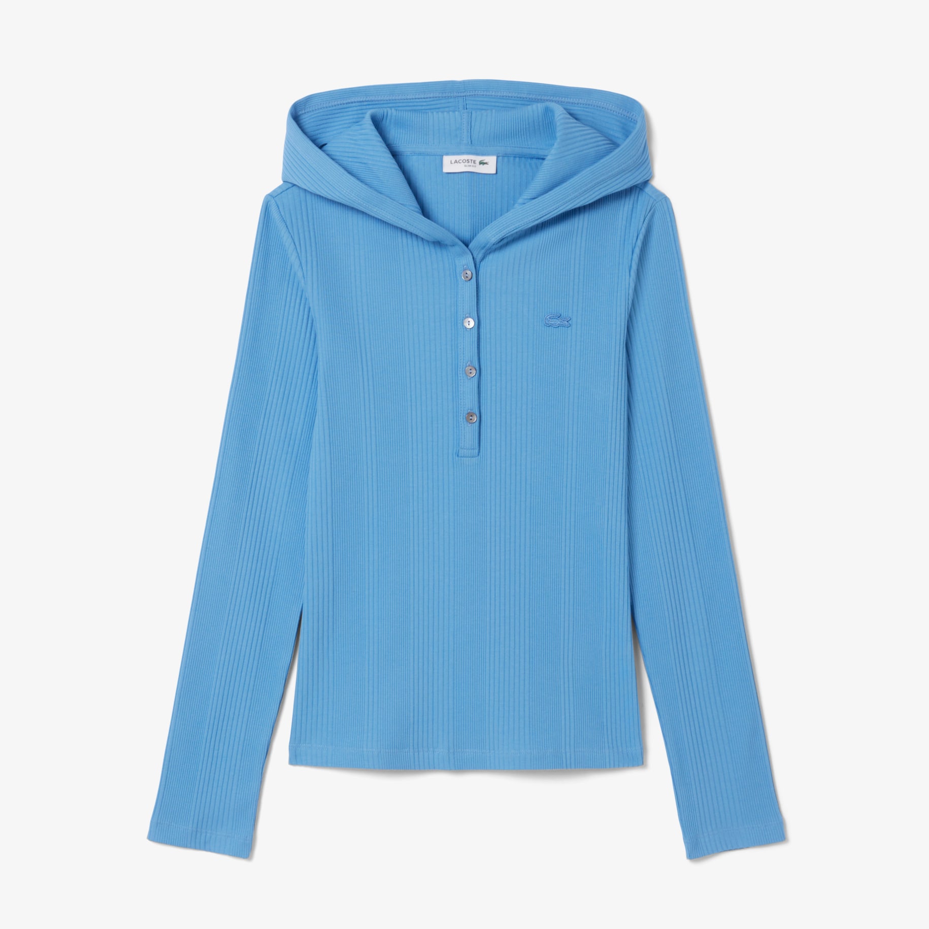 Long Sleeved Slim Fit Cotton T-shirt image number 3