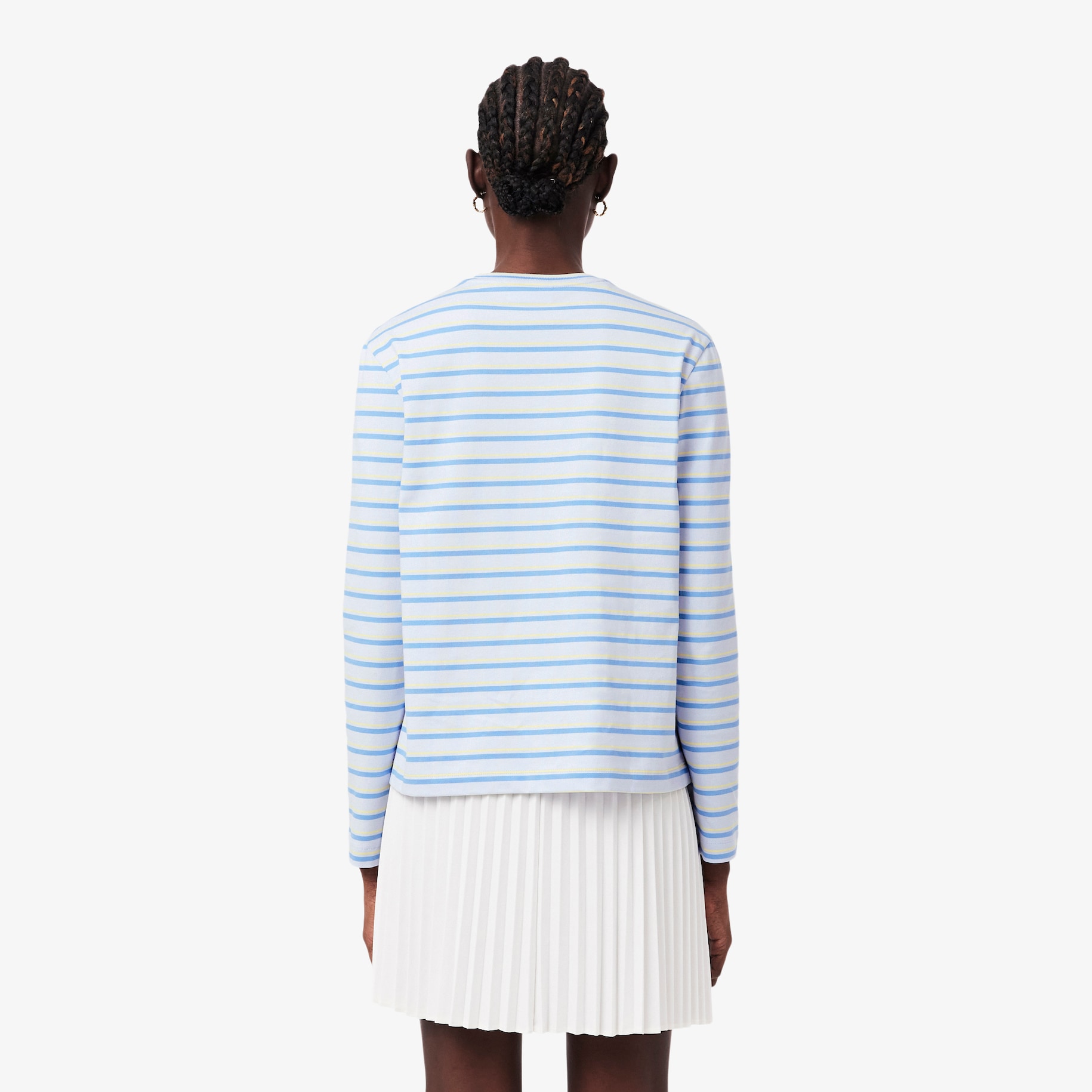 Long Sleeved Striped Jersey T-shirt image number 2