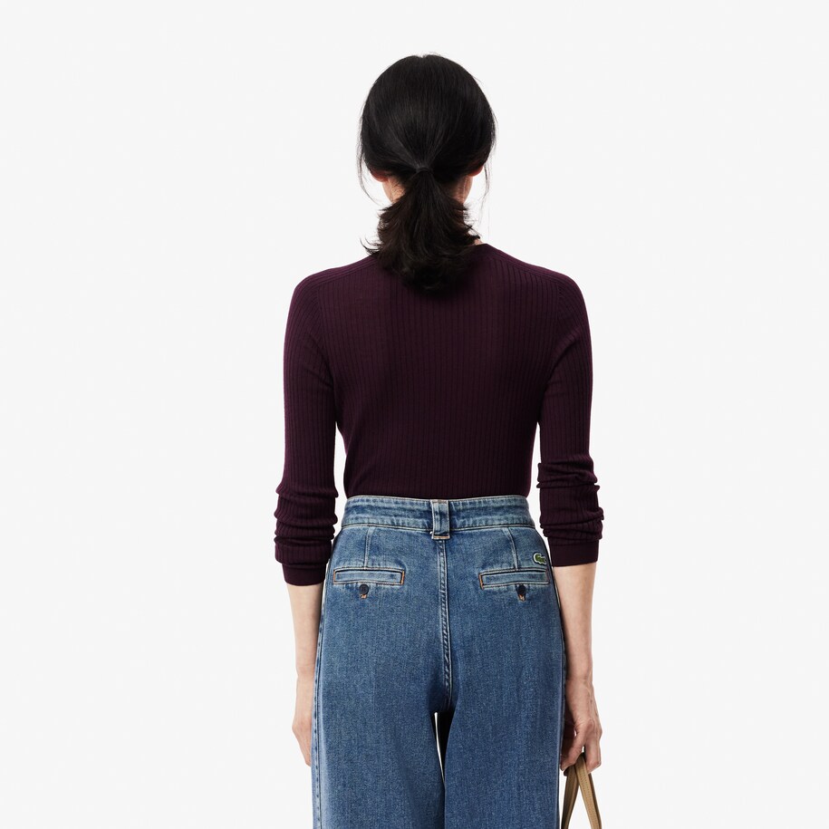 3D Knit Merino Wool Cardigan image number 2