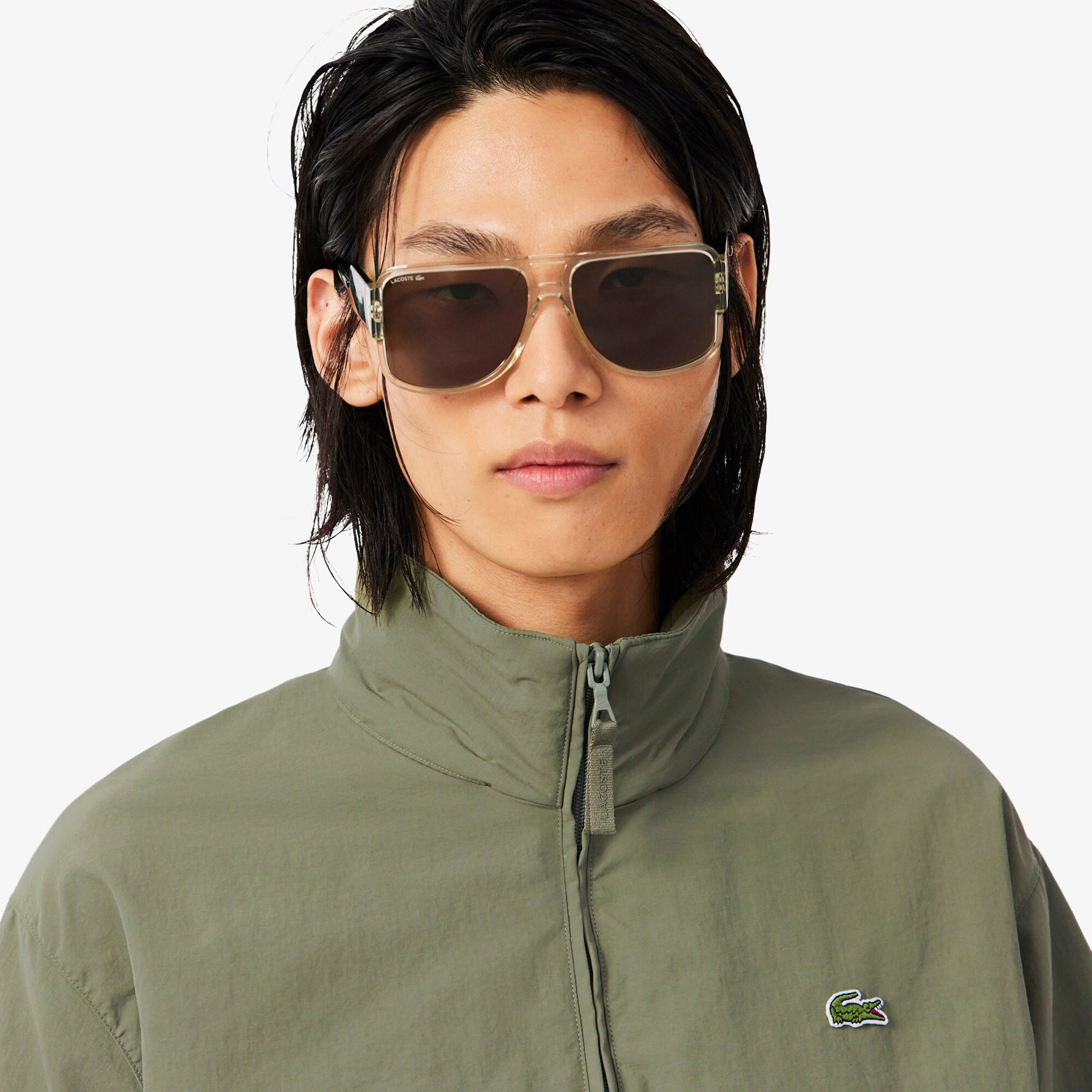 Technical Nylon Water-Repellent Windbreaker image number 1