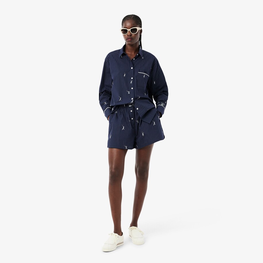 Cotton Poplin Jacquard Boxer Shorts image number 0