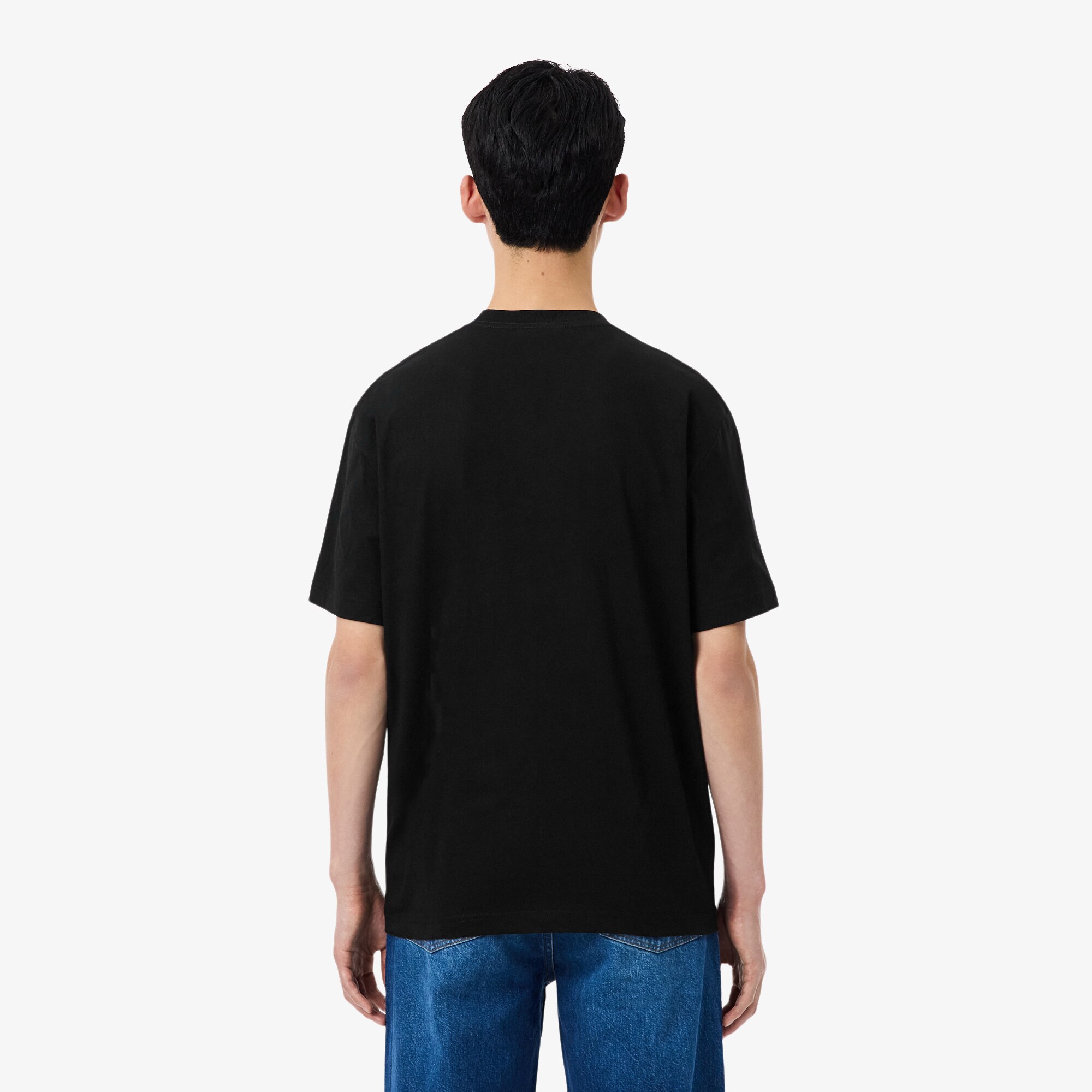 Cotton T-shirt with Breast Pocket image number 2