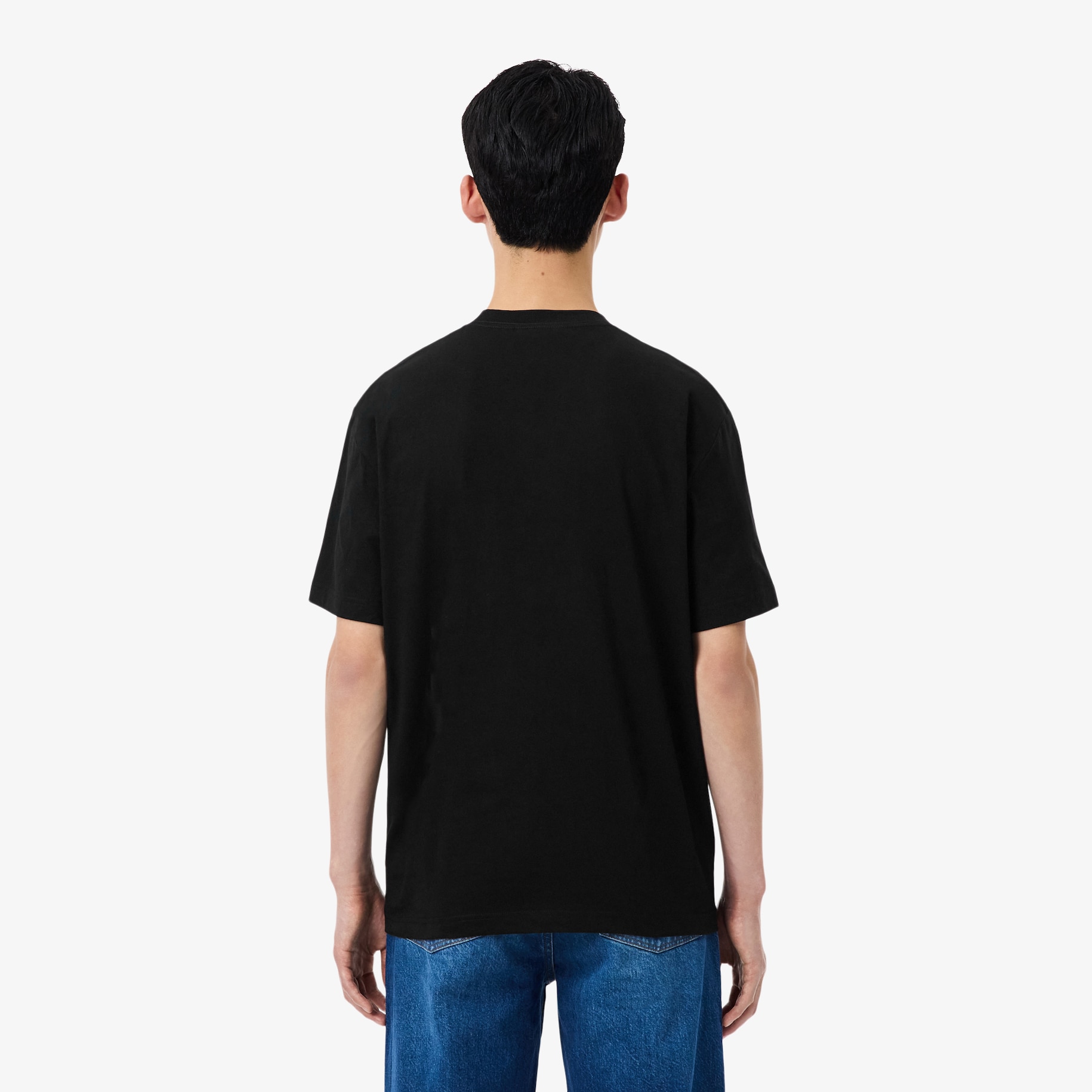 Cotton T-shirt with Breast Pocket image number 2