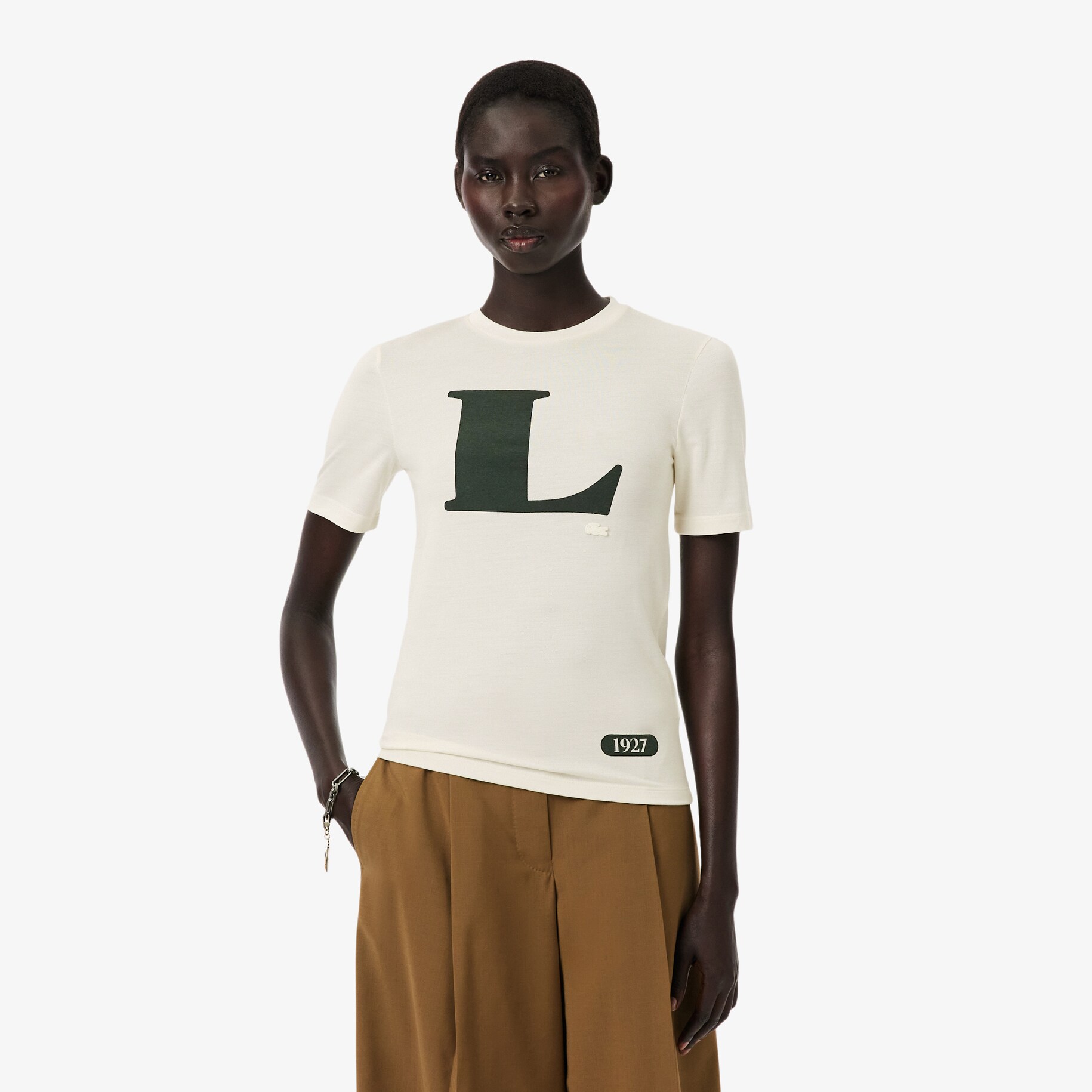 Runway Silk Graphic T-shirt image number 0