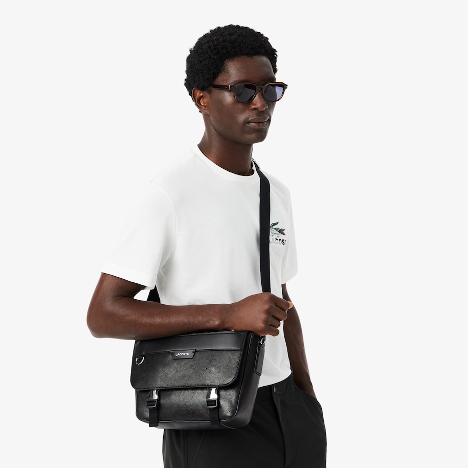 Ossian Flap Close Leather Satchel image number 5