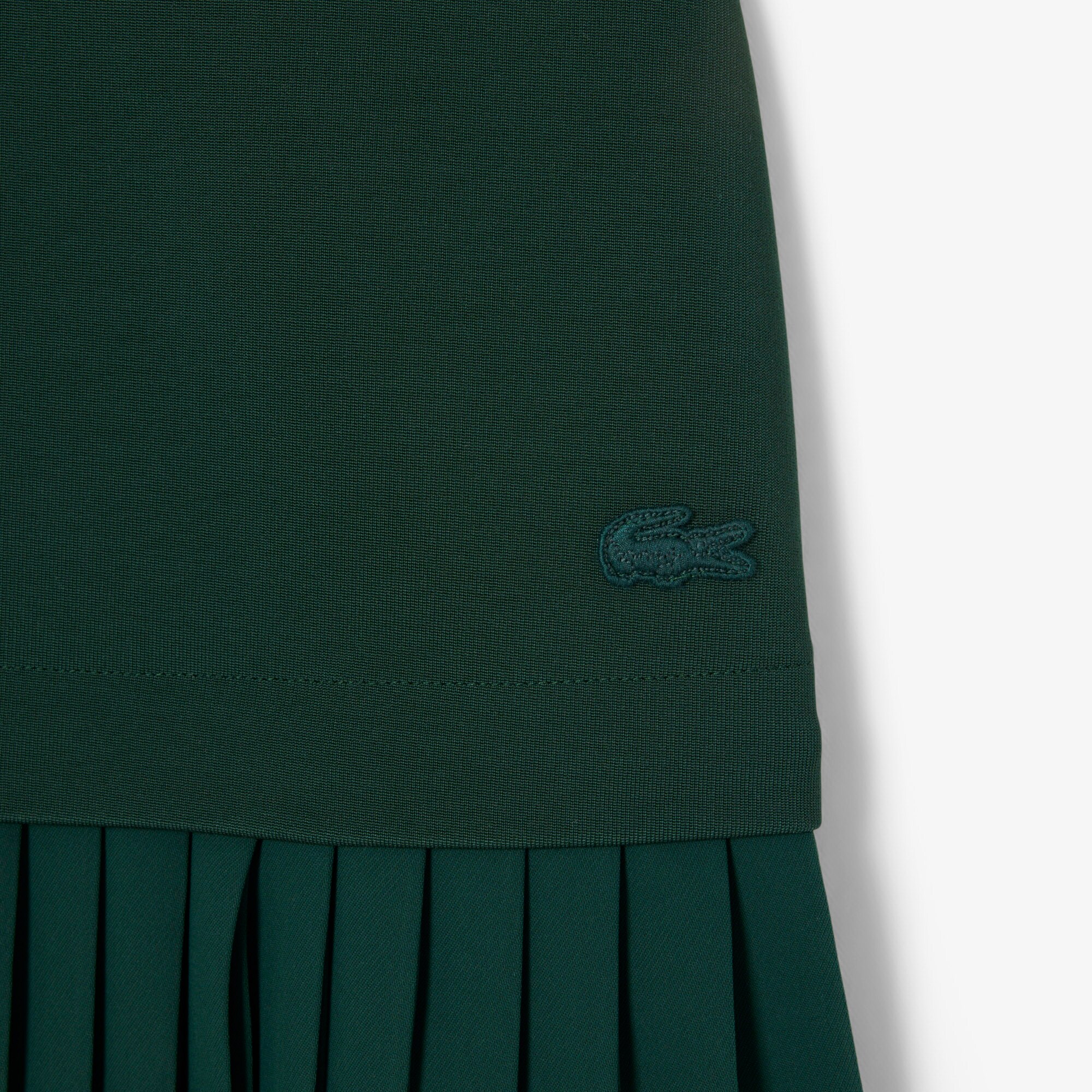 Runway Pleated Jersey Dress image number 6