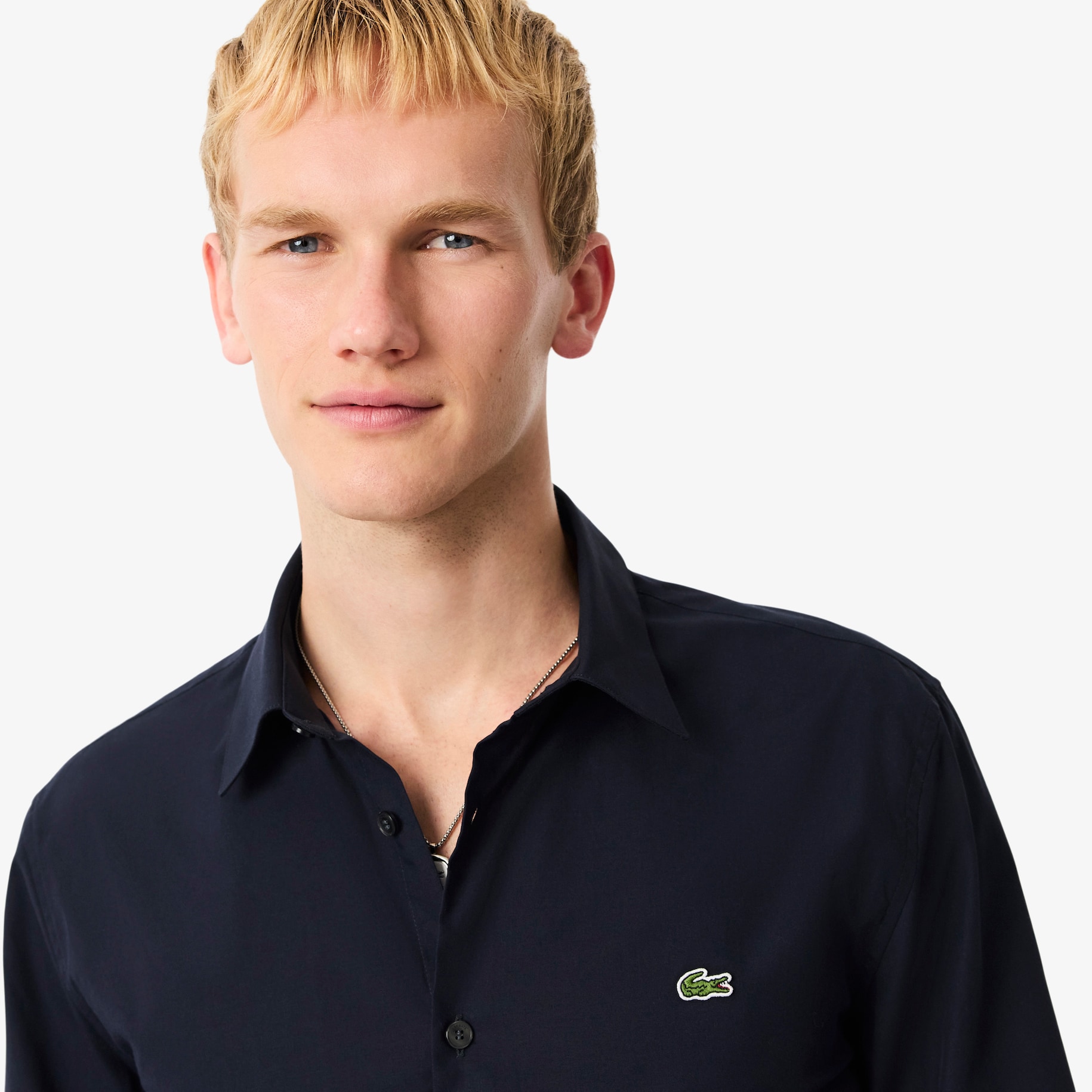 Slim Fit Stretch Poplin Shirt image number 1