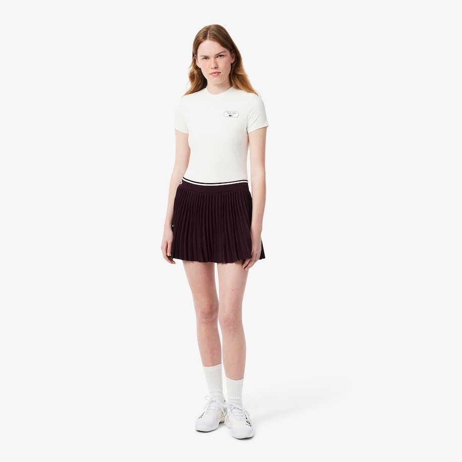 Pleated Interlock Tennis Heritage Skirt image number 0