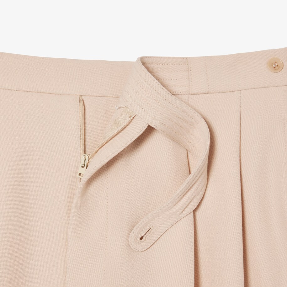 Runway Fitted Wool Bermuda Shorts image number 6