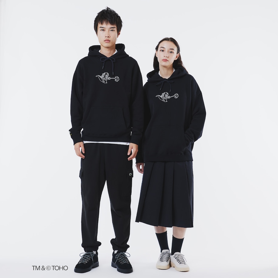 Lacoste & Godzilla Hoodie image number 0