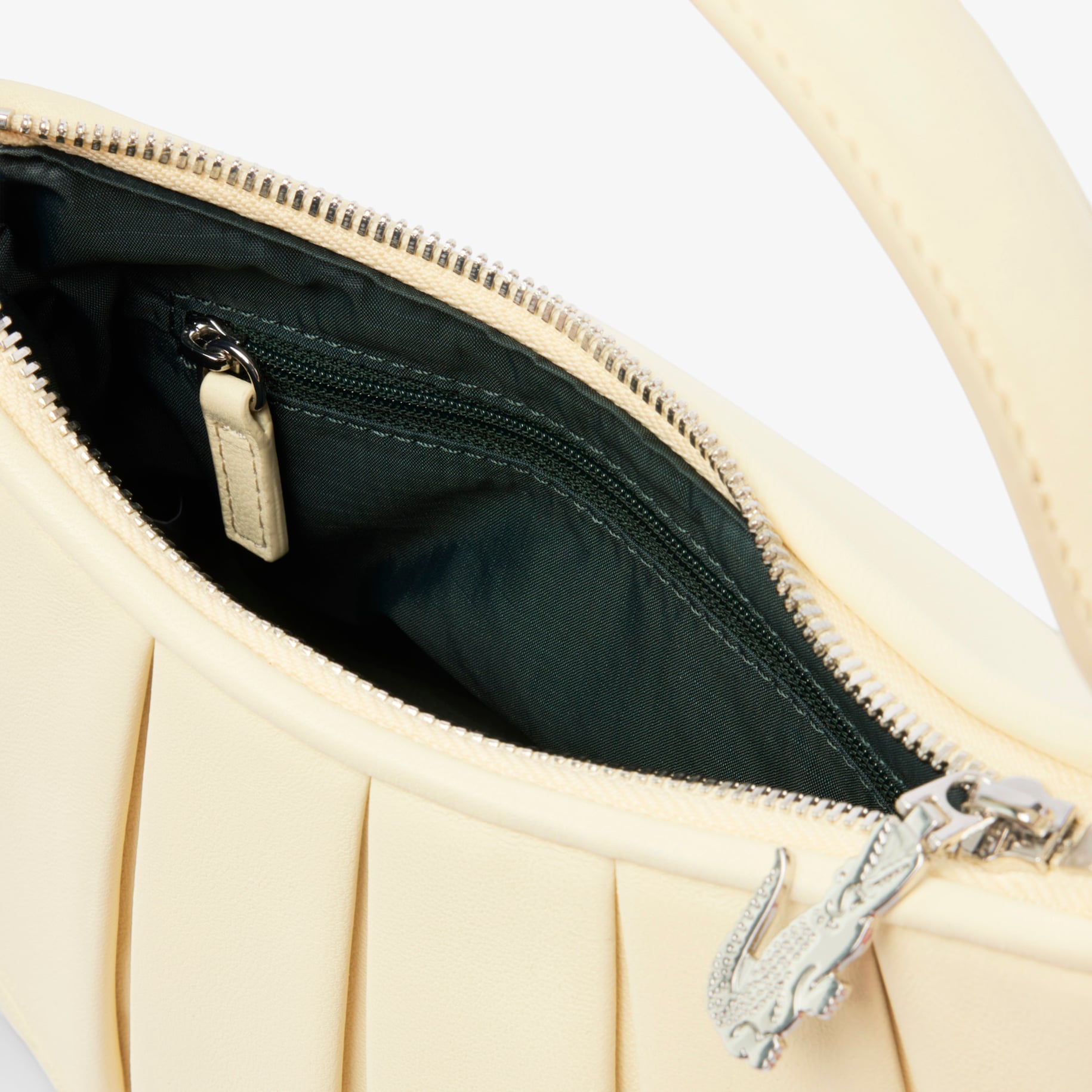 Small Lenglen Leather Hobo Bag image number 3