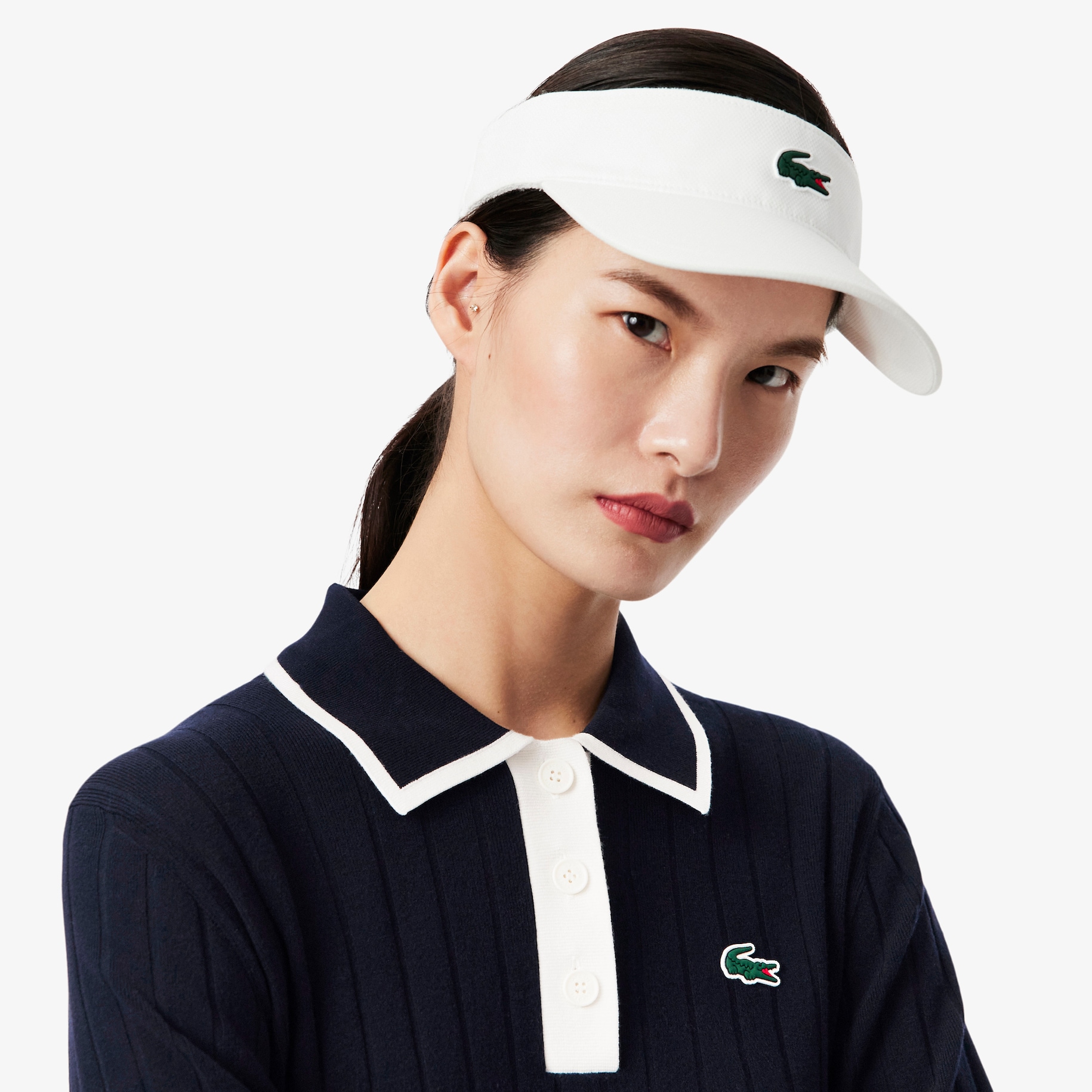 Polo Collar Stretch Golf Sweater image number 1