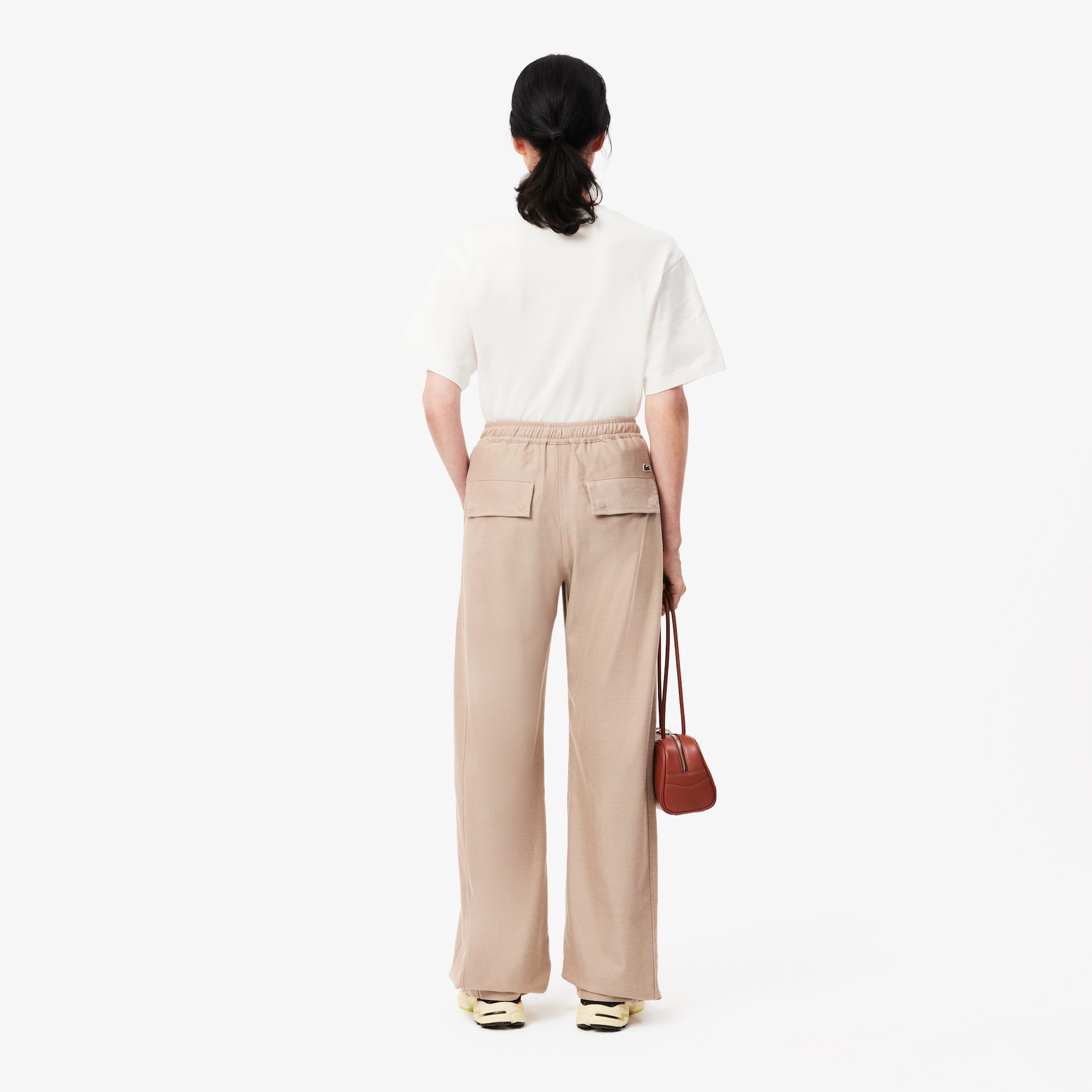 Wide Leg Flannel Pants image number 2