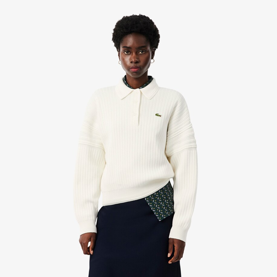 French Made Polo Collar Sweater image number 0