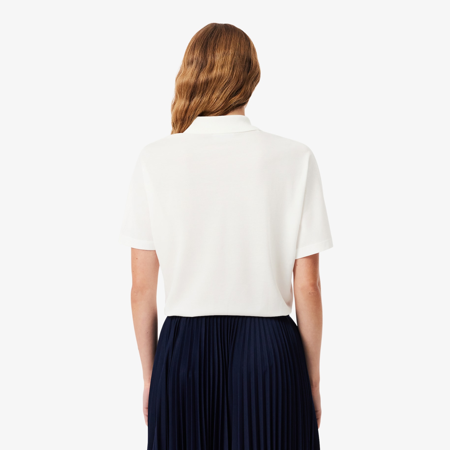 Relaxed Fit Fluid Piqu&eacute; Polo Shirt image number 2