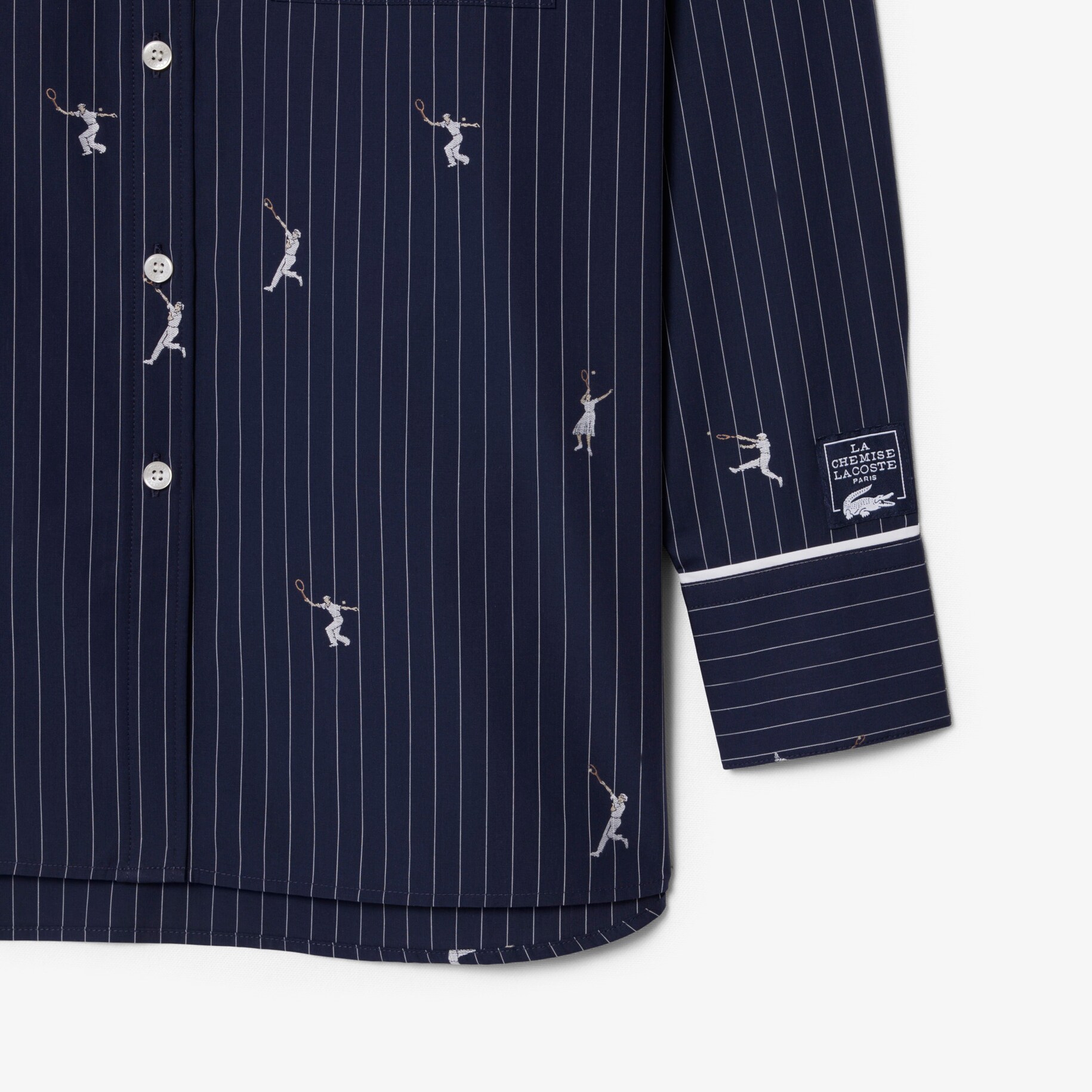 Oversized Shirt with Jacquard Motifs image number 2