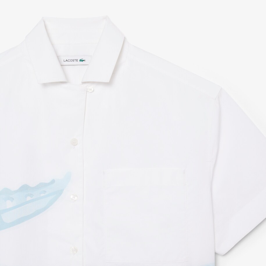 Oversized Short Sleeved Print Shirt image number 4