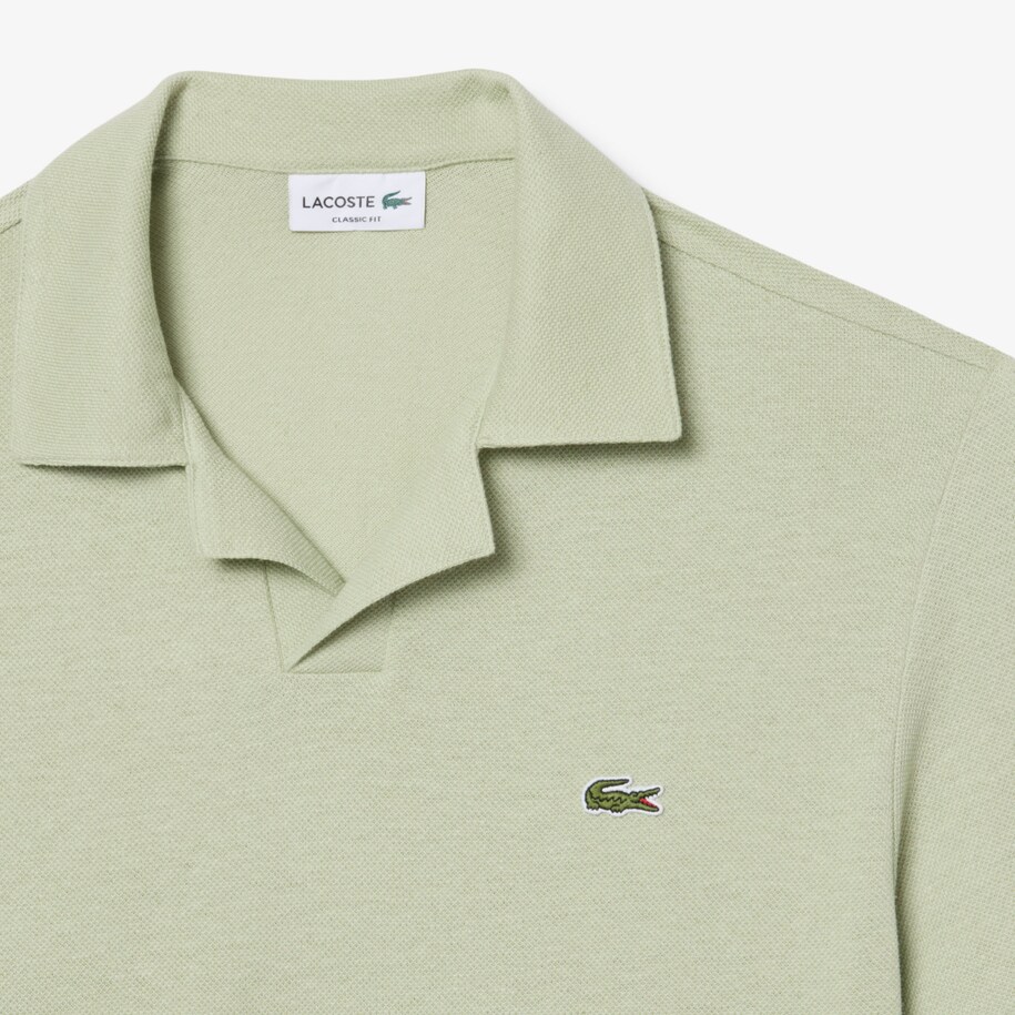 Classic Fit Cotton-Linen Polo Shirt image number 4