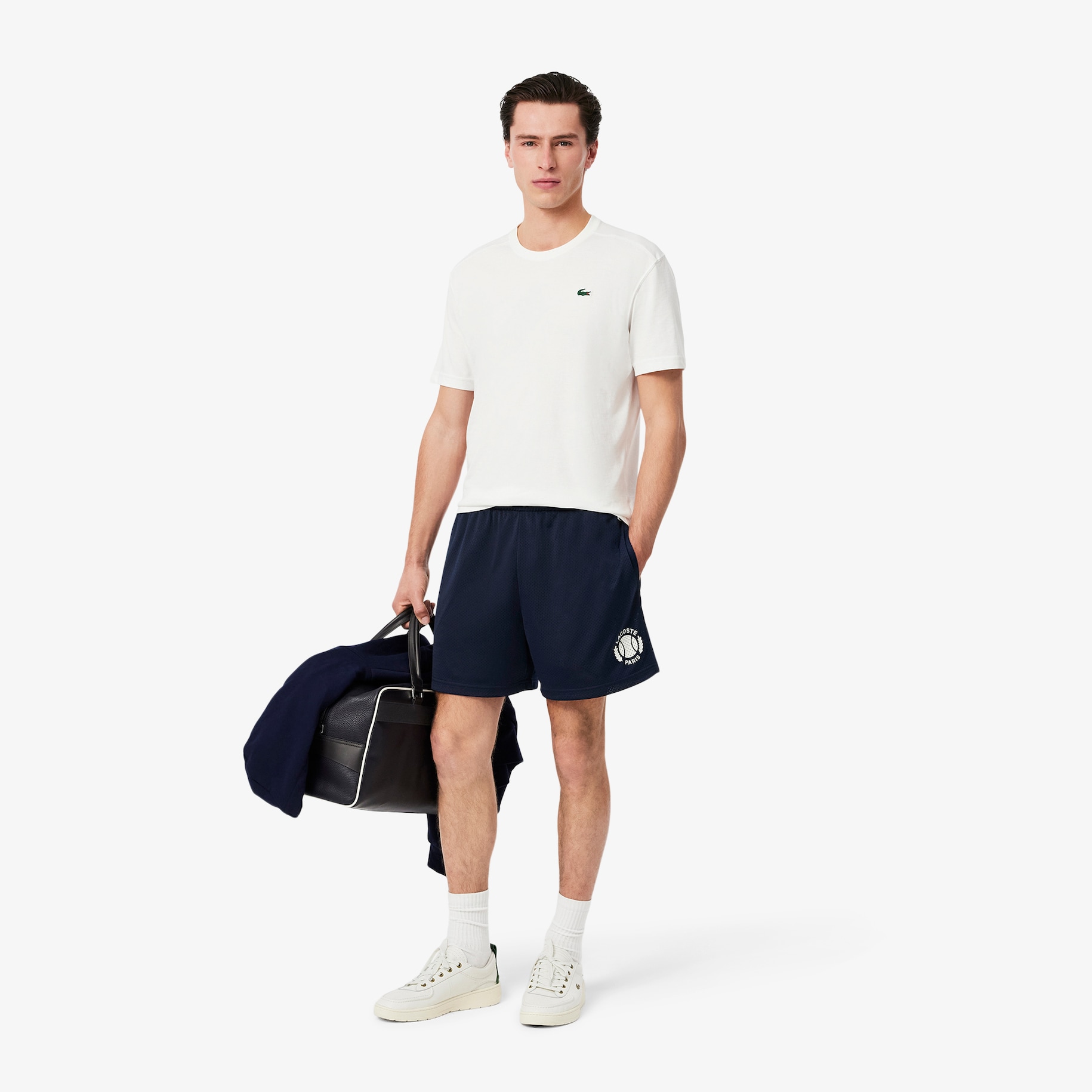 Graphic Mesh Shorts image number 0