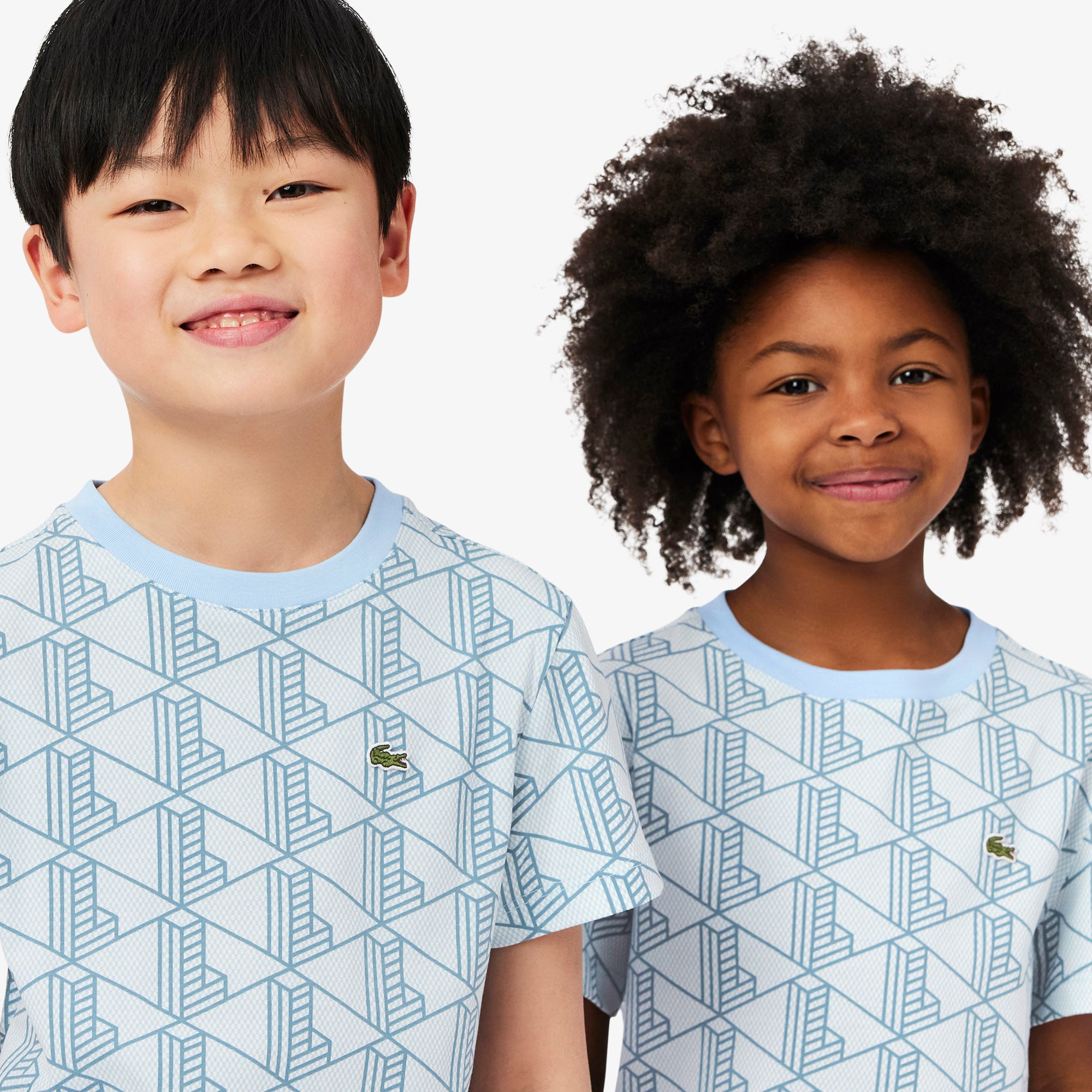 Monogram Print Cotton T-shirt image number 1