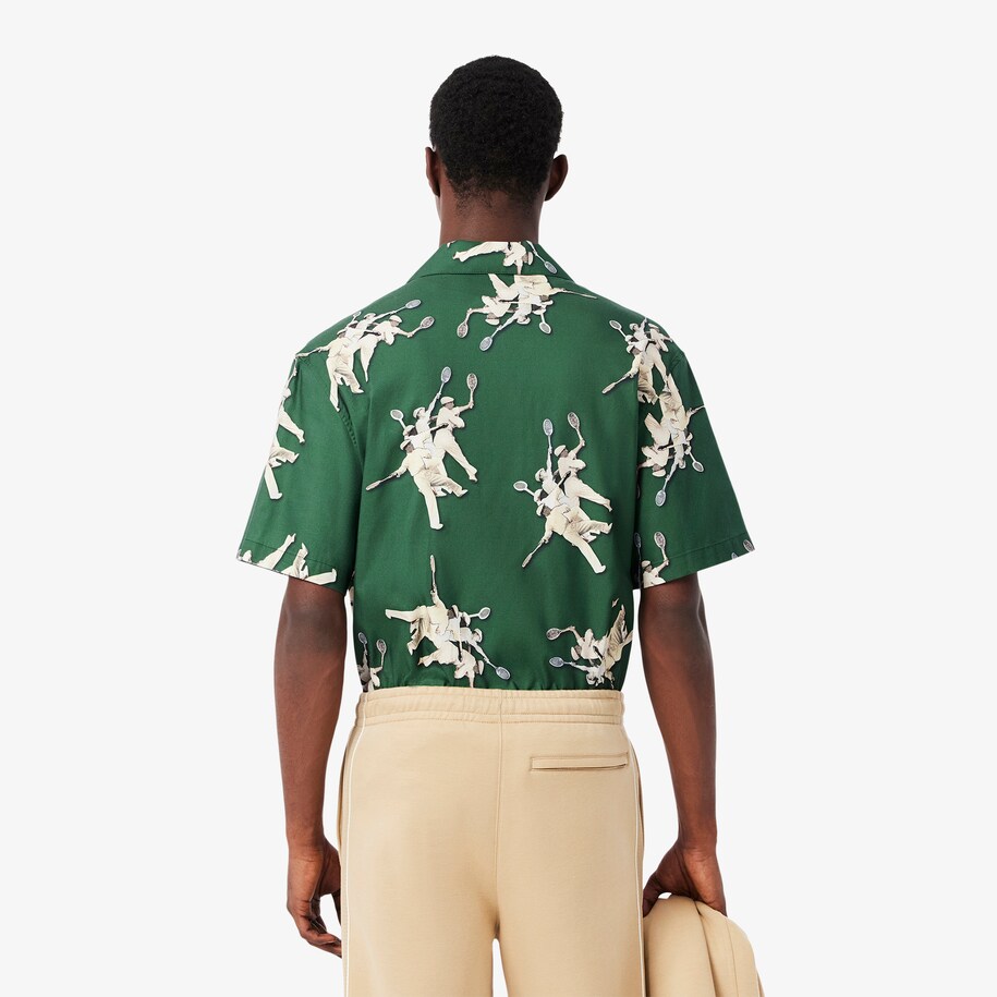 Relaxed Fit René Lacoste Print Shirt image number 2