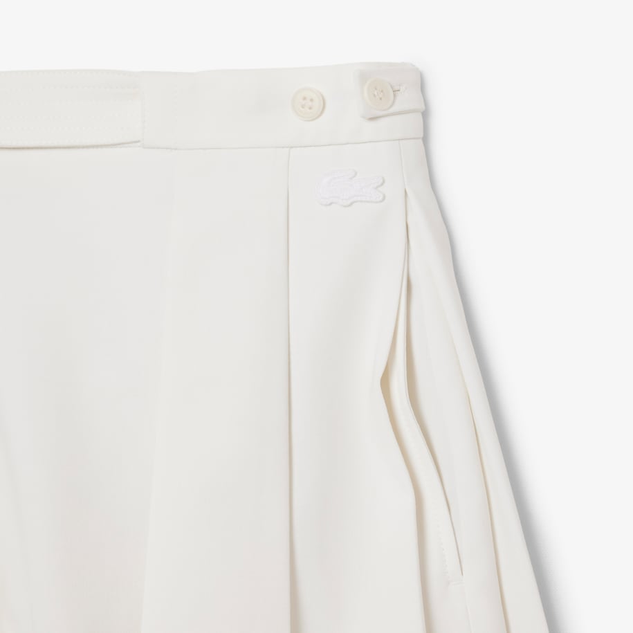 Runway Pleated Wool Bermuda Shorts image number 5