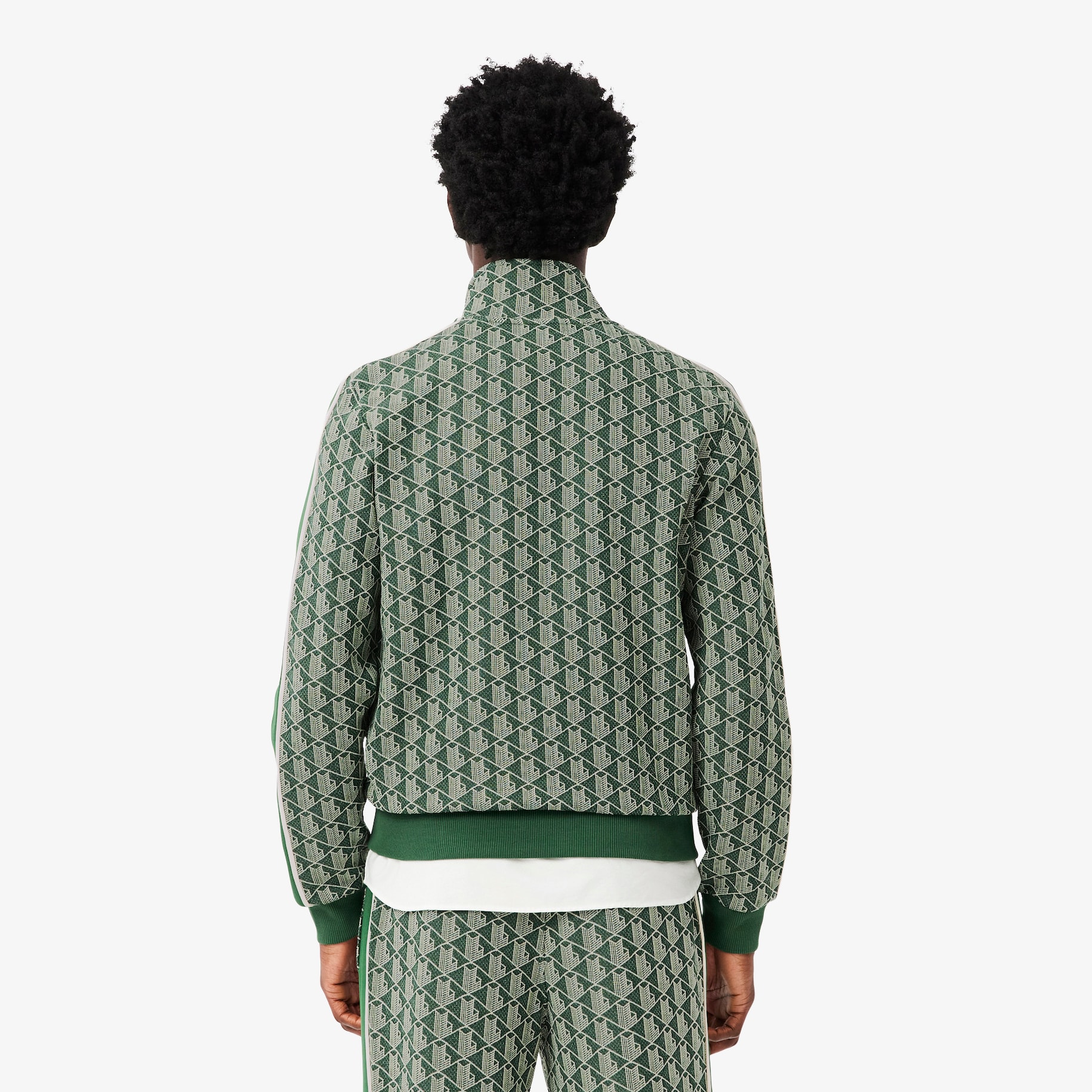 Paris Jacquard Monogram Zipped Sweatshirt image number 2