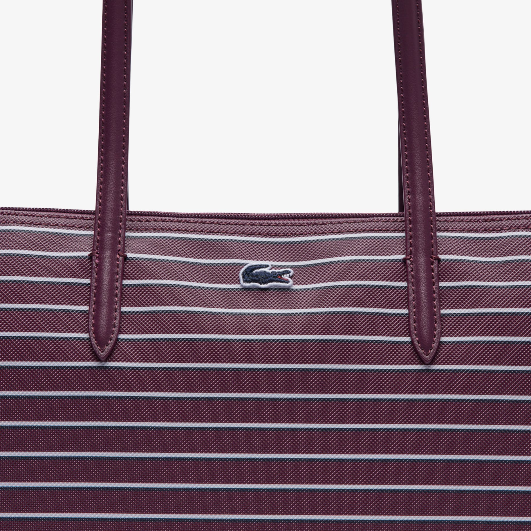 Large Striped L.12.12 Concept Tote image number 4