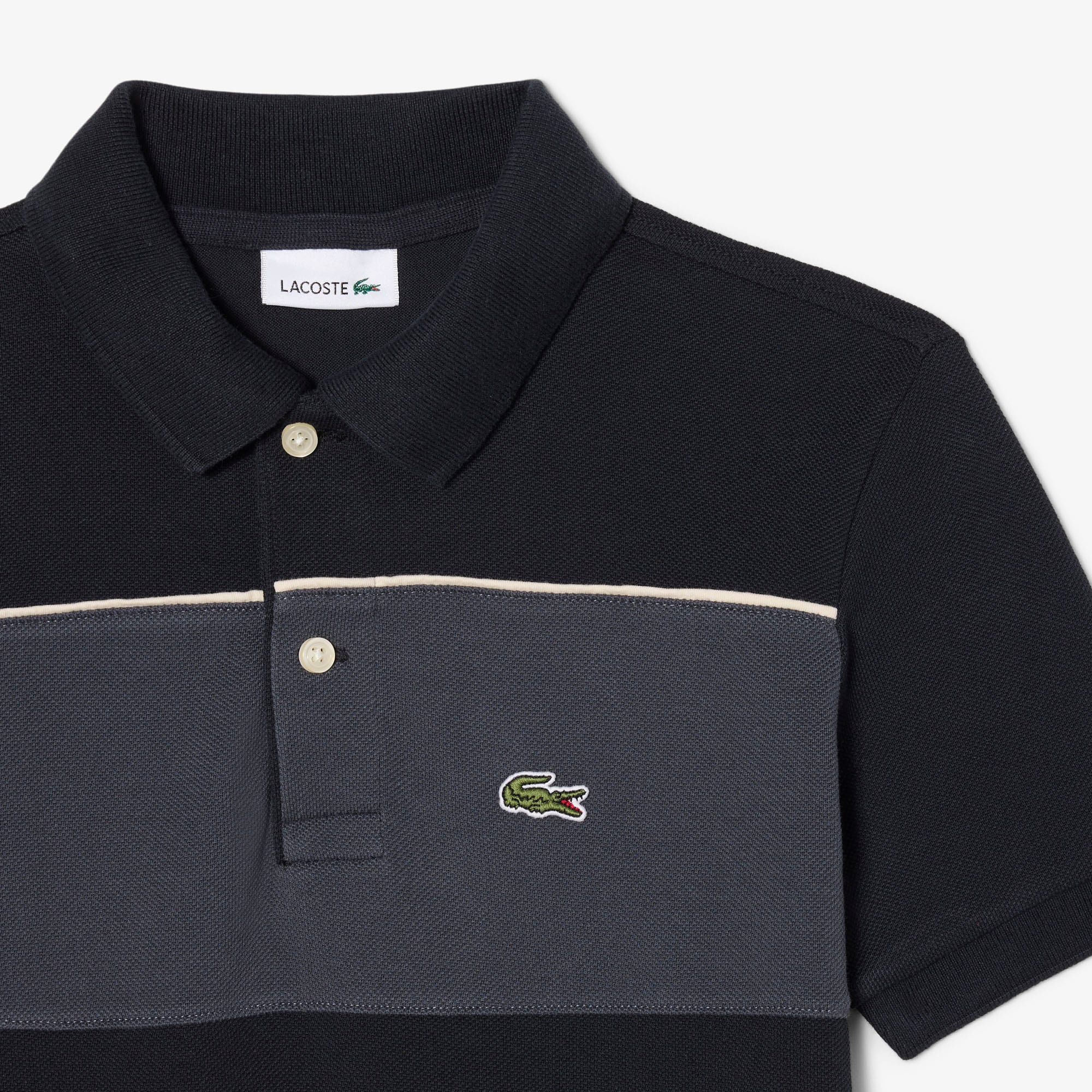 Kaos Polo Colorblock Petit Piqu&eacute; image number 5