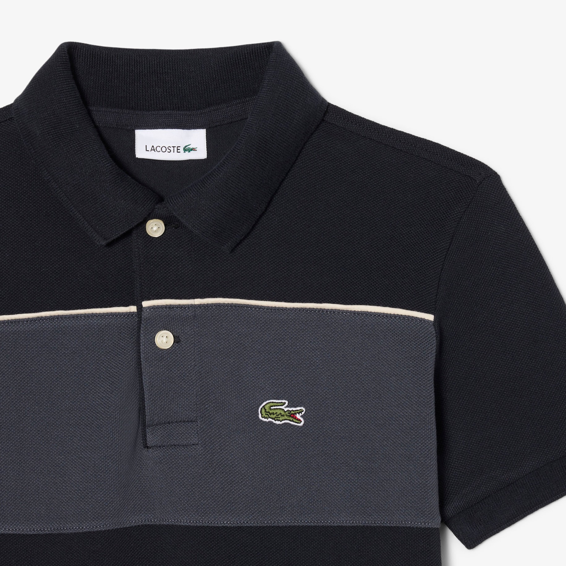 Kaos Polo Colorblock Petit Piqu&eacute; image number 5