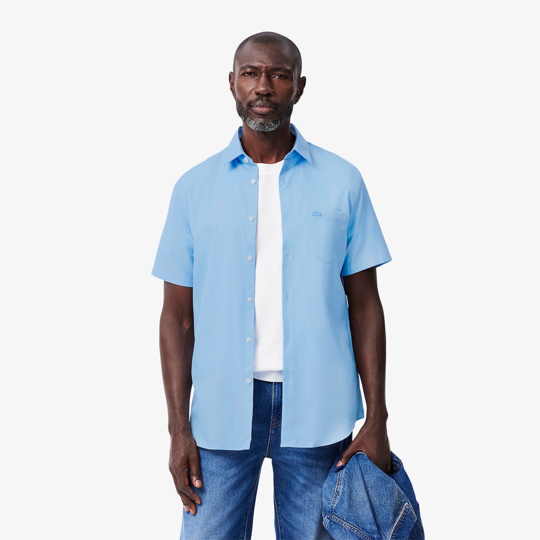 Regular Fit Short Sleeved Cotton Shirt image number 0