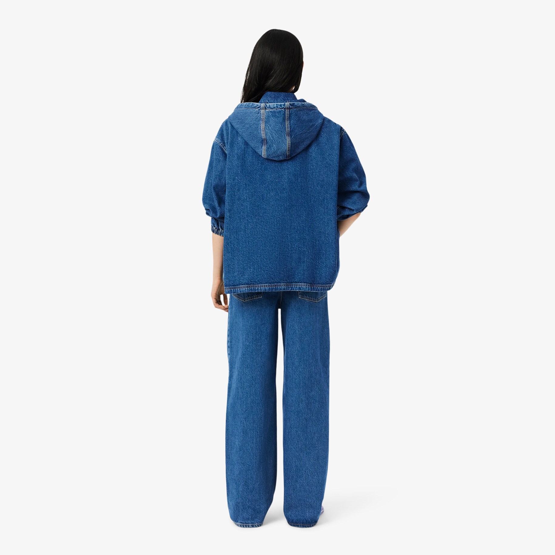 Wide Leg Denim Pants image number 2