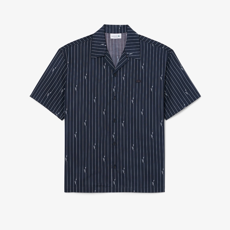 Kemeja Relaxed Fit Twill Print image number 3