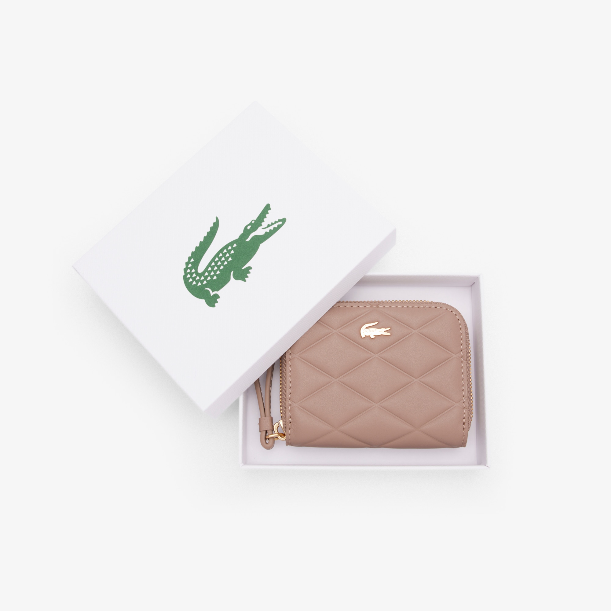 Small Crocodelle Leather Coin Purse image number 3