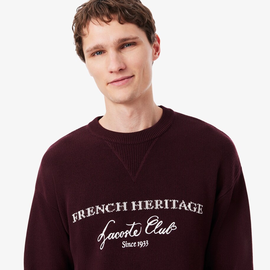 Sweater Tennis Heritage Crew Neck Campuran Wool image number 1