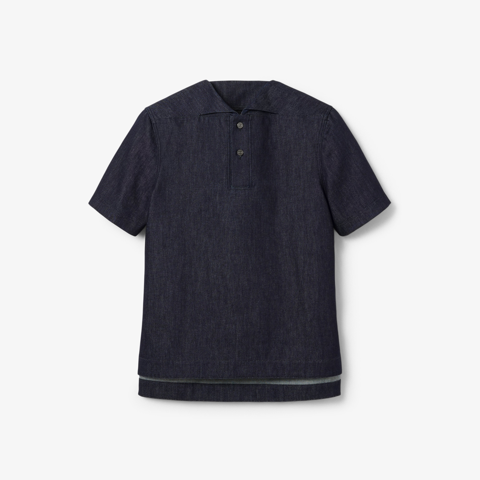 Kaos Polo Denim Loose Fit Runway image number 3