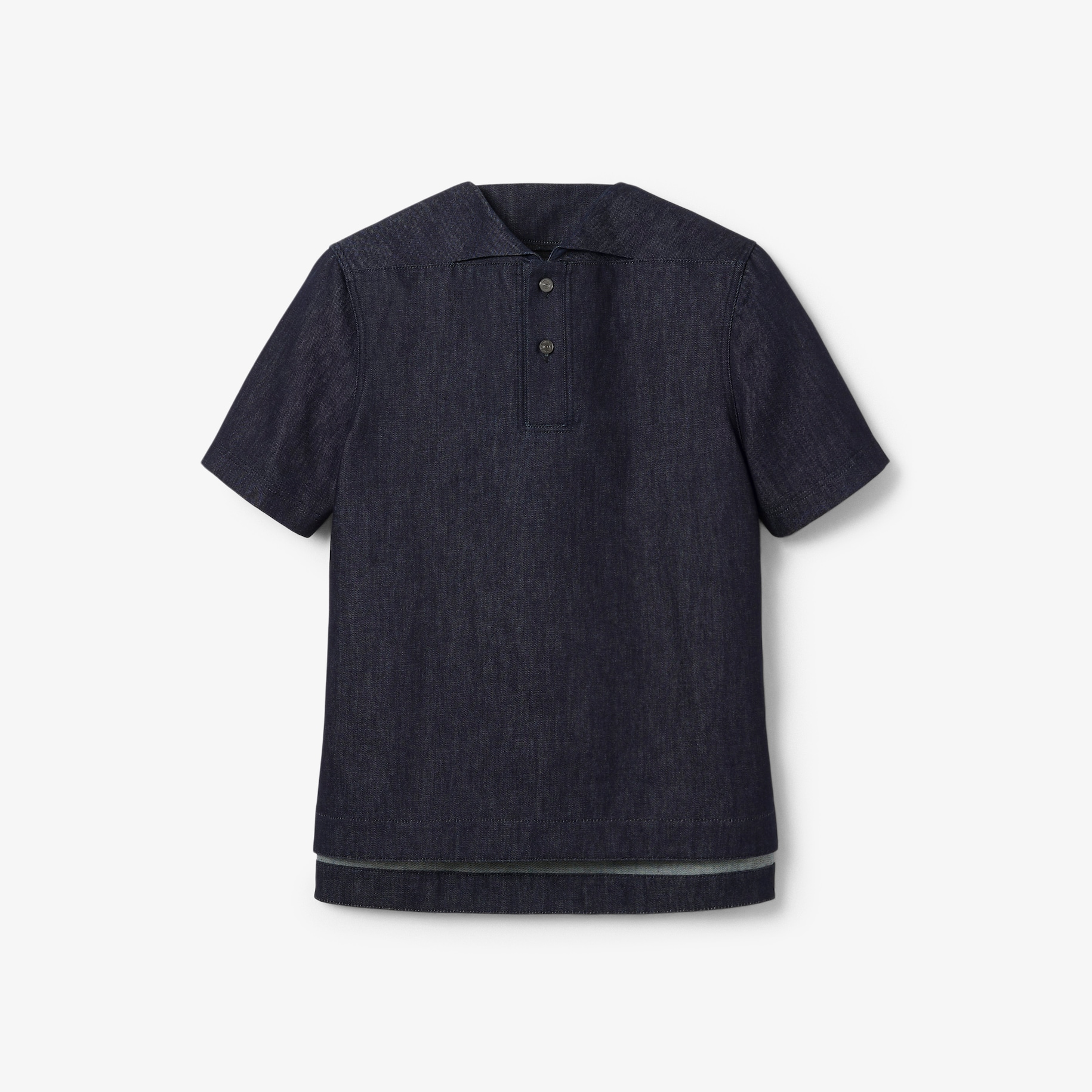 Kaos Polo Denim Loose Fit Runway image number 3