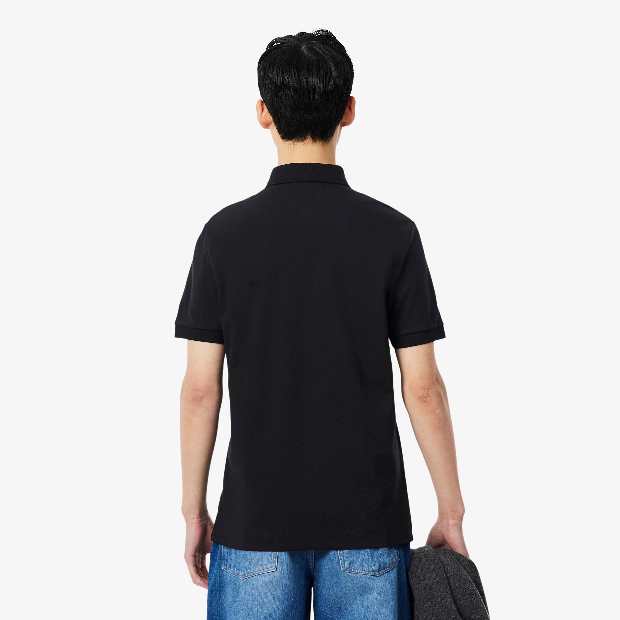 Men's Lacoste Paris Polo Shirt Regular Fit Stretch Cotton Piqu&eacute; image number 2