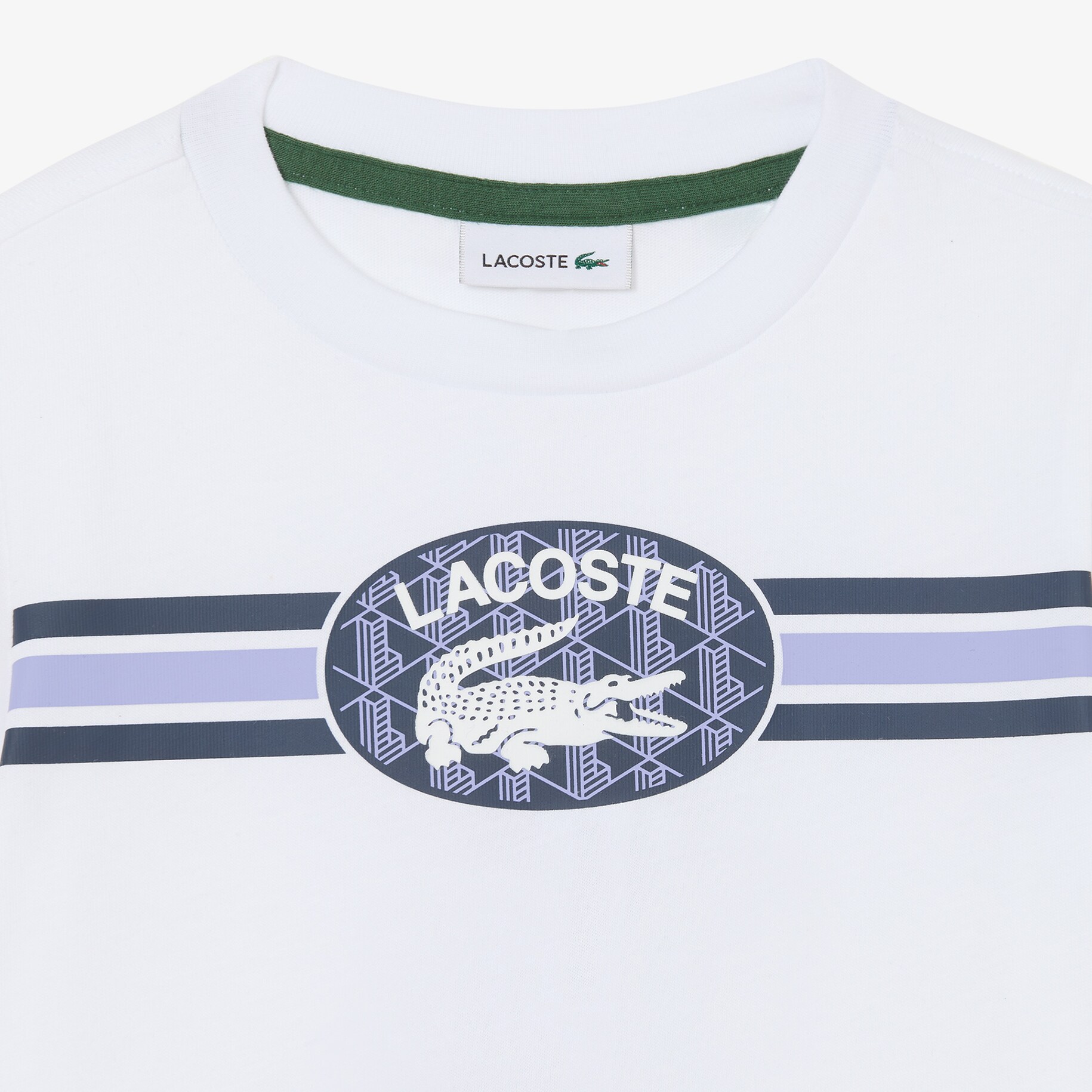 Kaos Katun Monogram Print image number 2