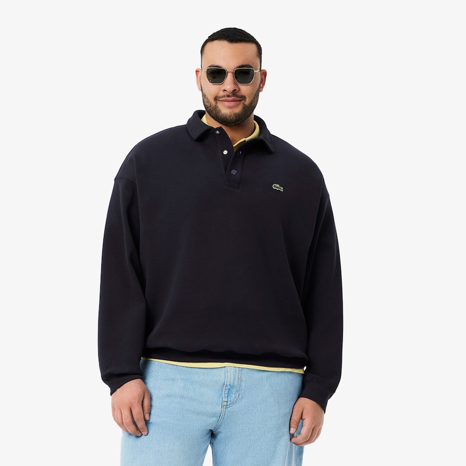 Loose Fit Piqu&eacute; Sweatshirt image number 5