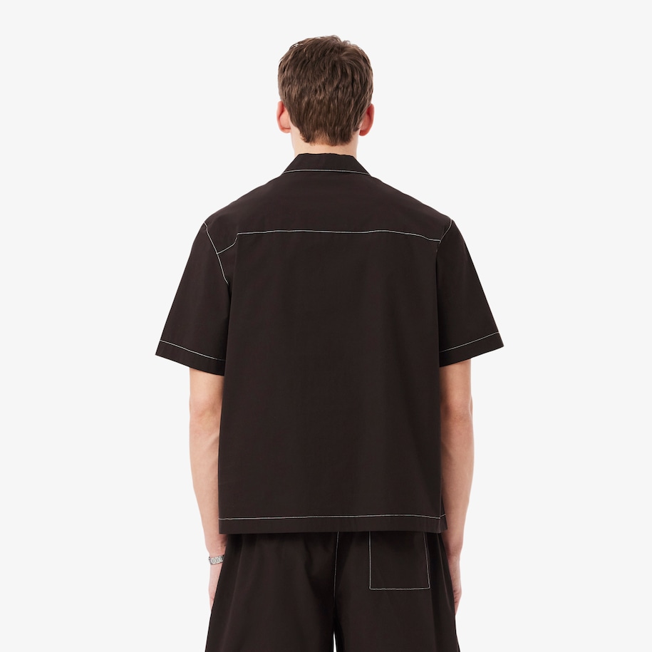 Kemeja Pria Relaxed Fit Poplin Lengan Pendek image number 2