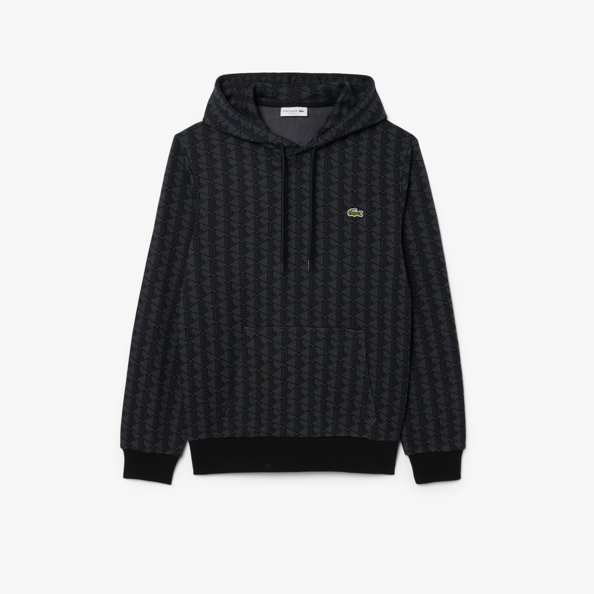 Monogram fleece hoodie image number 3