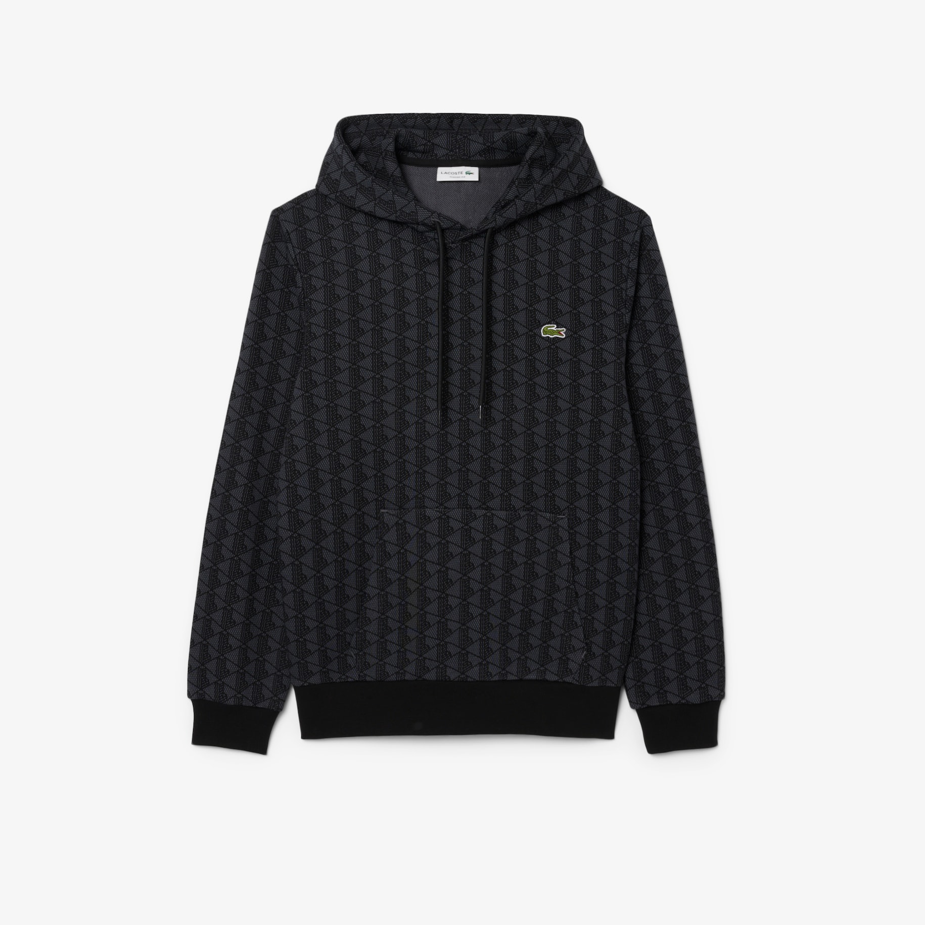Monogram fleece hoodie image number 3