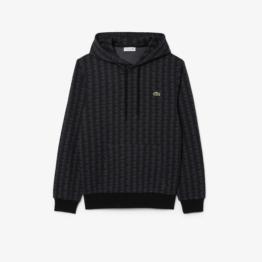Monogram fleece hoodie image number 3