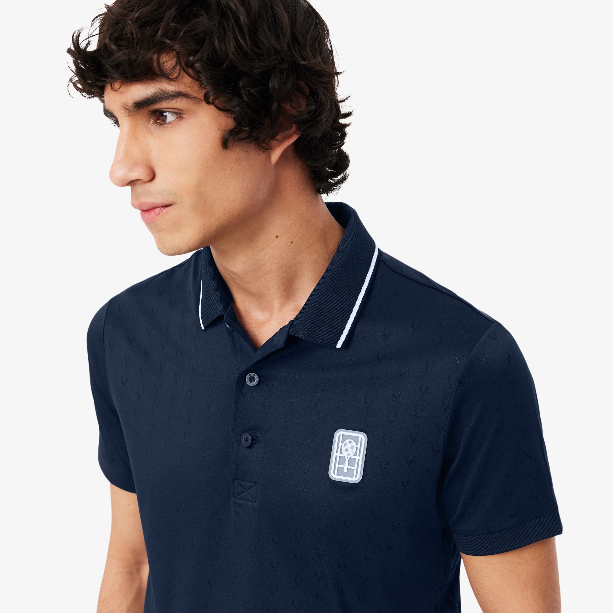 Kaos Polo Tenis Pria Heritage Ultra Dry Stretch image number 1