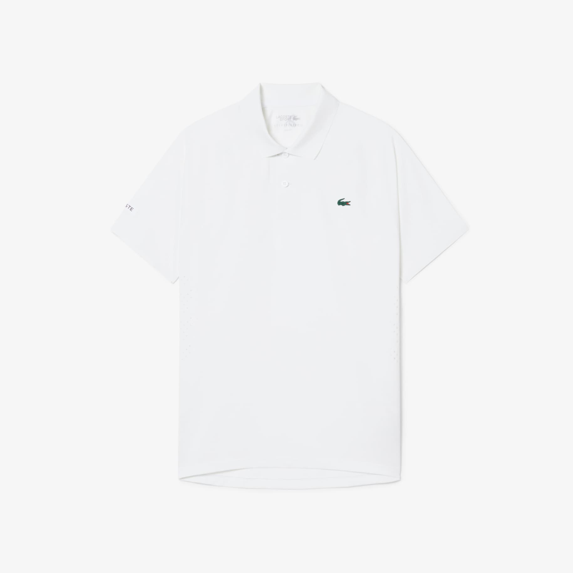 Kaos Polo Lacoste Tenis x Novak Djokovic On Court image number 3