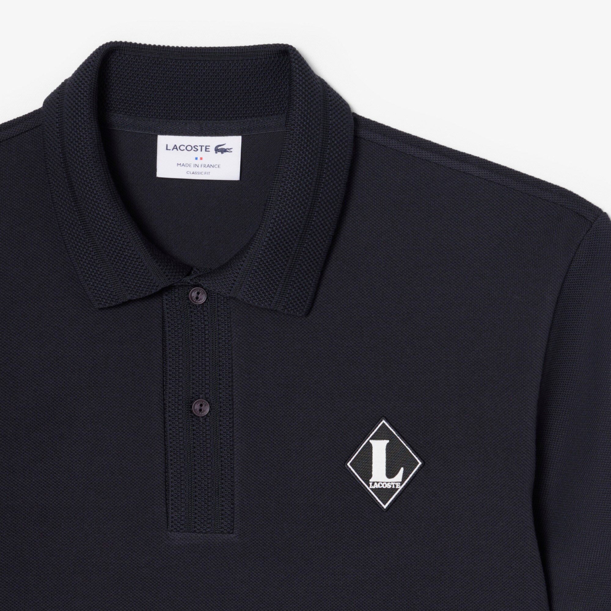Kaos Polo Classic Fit Badge French Made image number 4