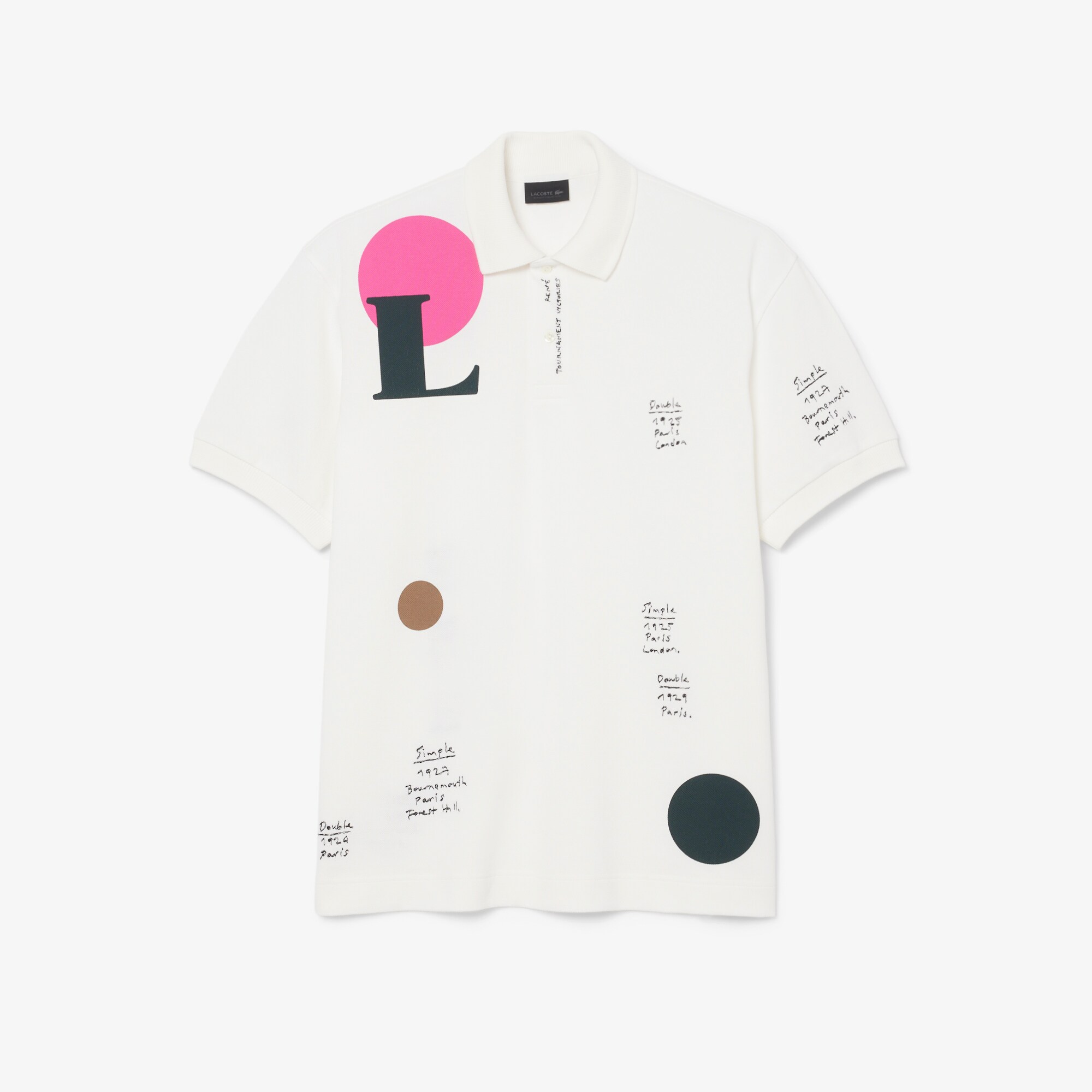 Kaos Polo Graphic Piqu&eacute; Loose Fit Runway image number 3